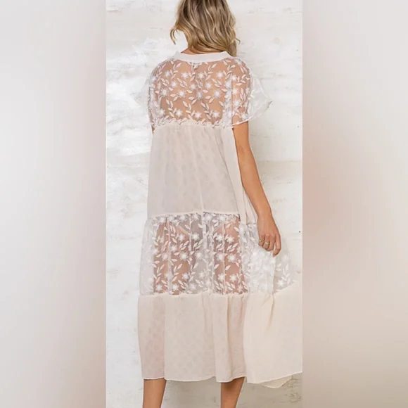 #151 Sale! POL Lace Detail Dress - Picture 6 of 6